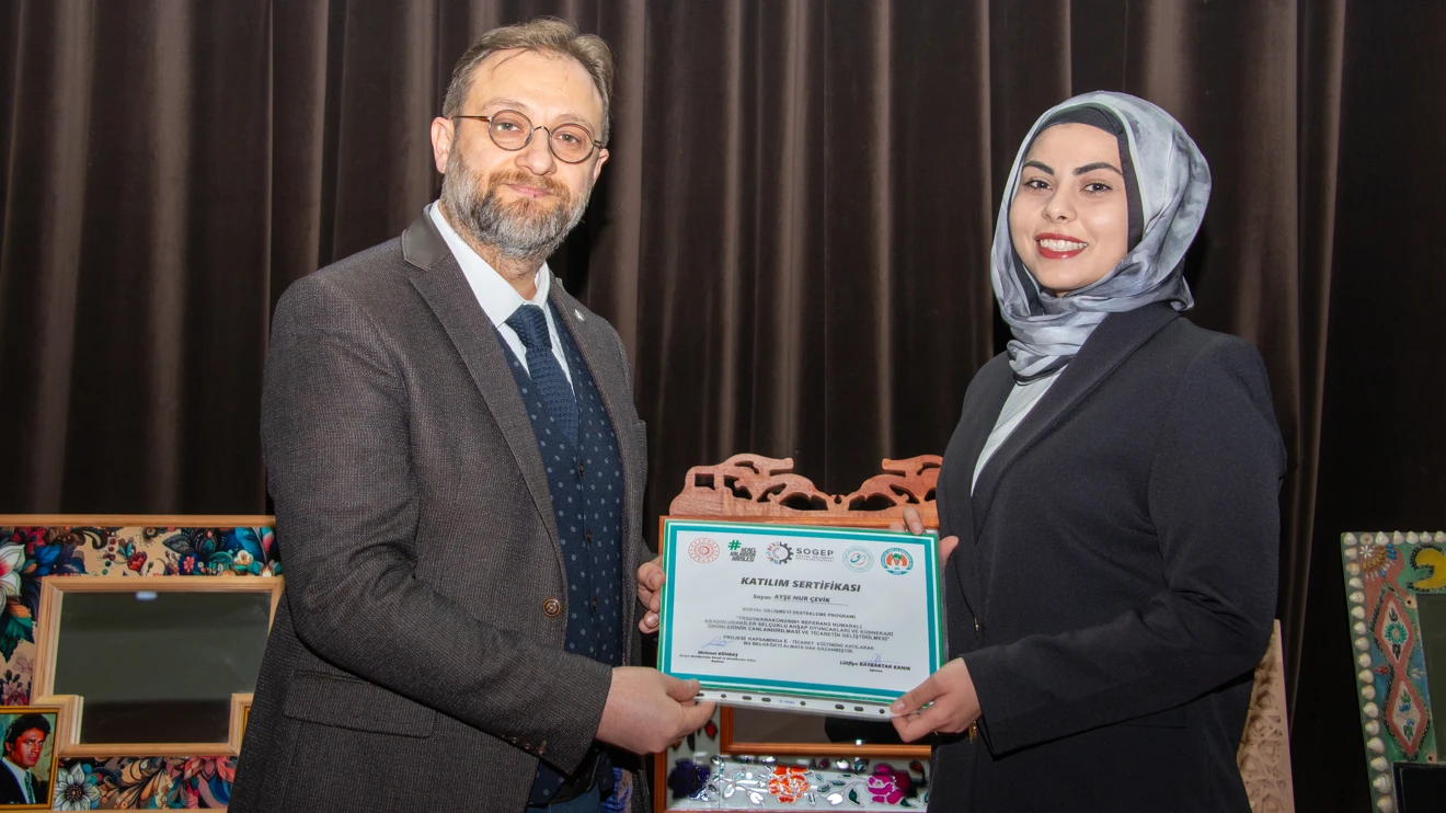 ‘Anadoludakiler’ Projesi’nde eğitim alan öğrenciler sertifikalarına kavuştu